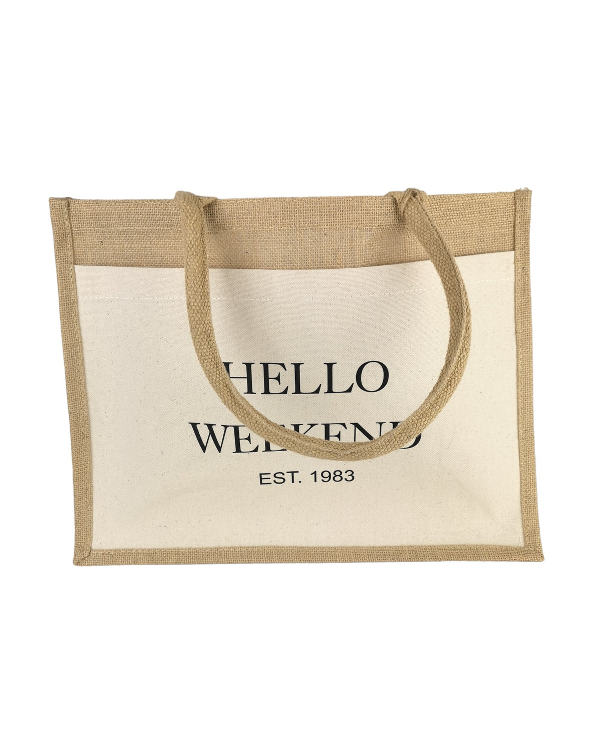 Jute Shopper Weekend Gurt